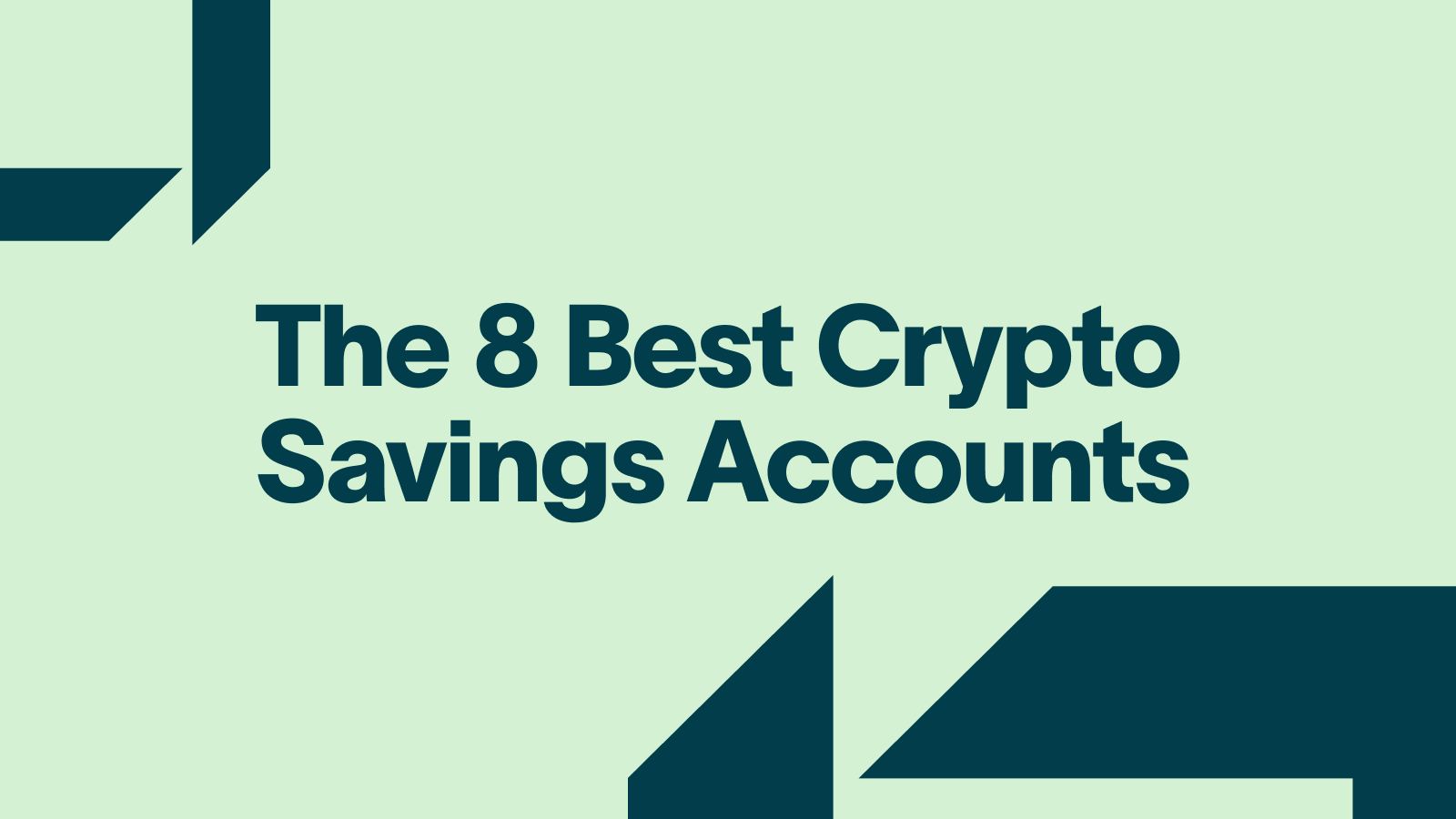 Best Crypto Savings Accounts