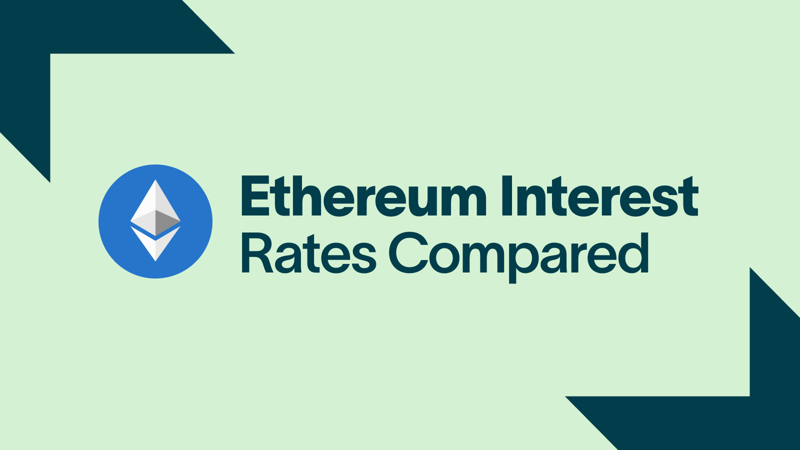 Ethereum Interest Rates Compared
