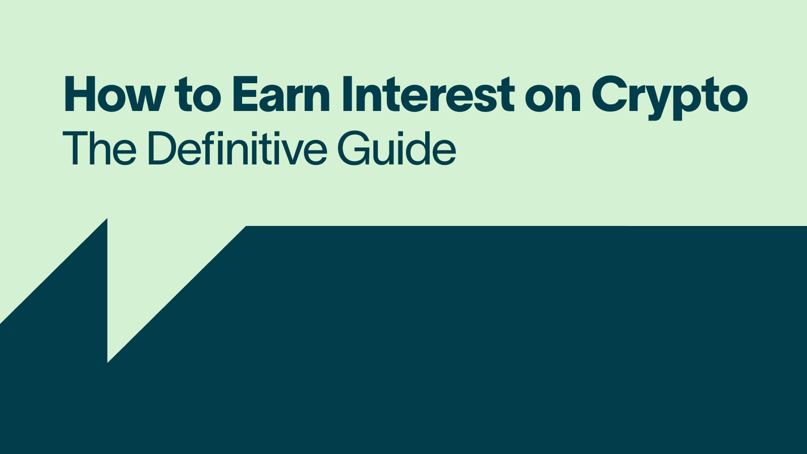 How to Earn Interest on Crypto (1)