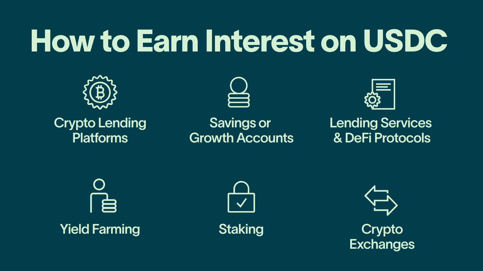 How to Earn Interest on USDC