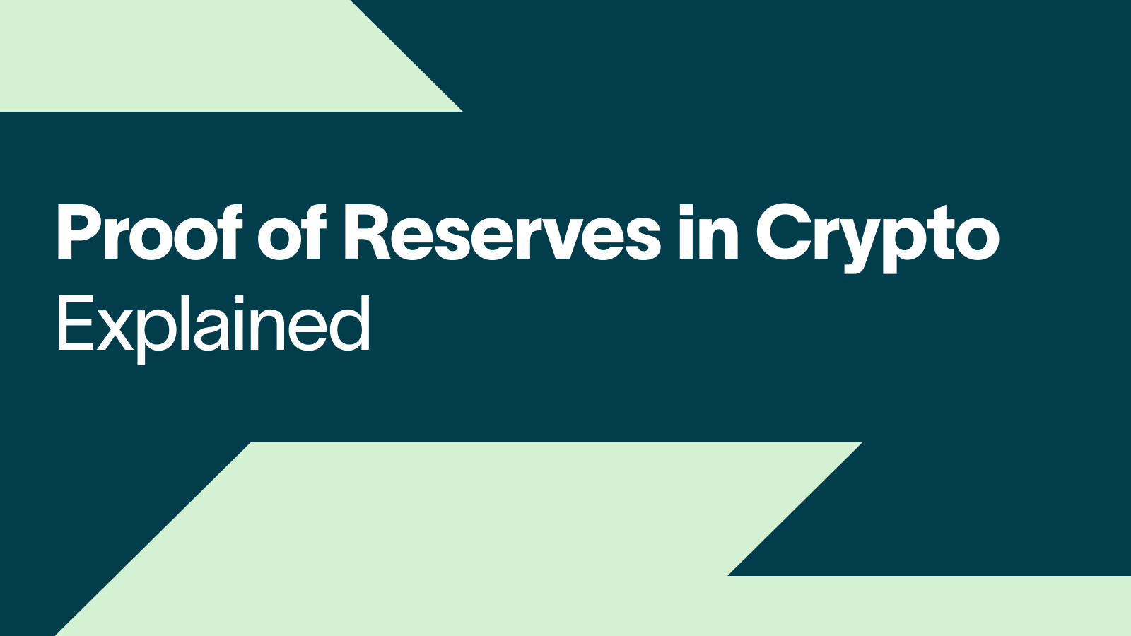 Proof of Reserves in Crypto Explained (1)