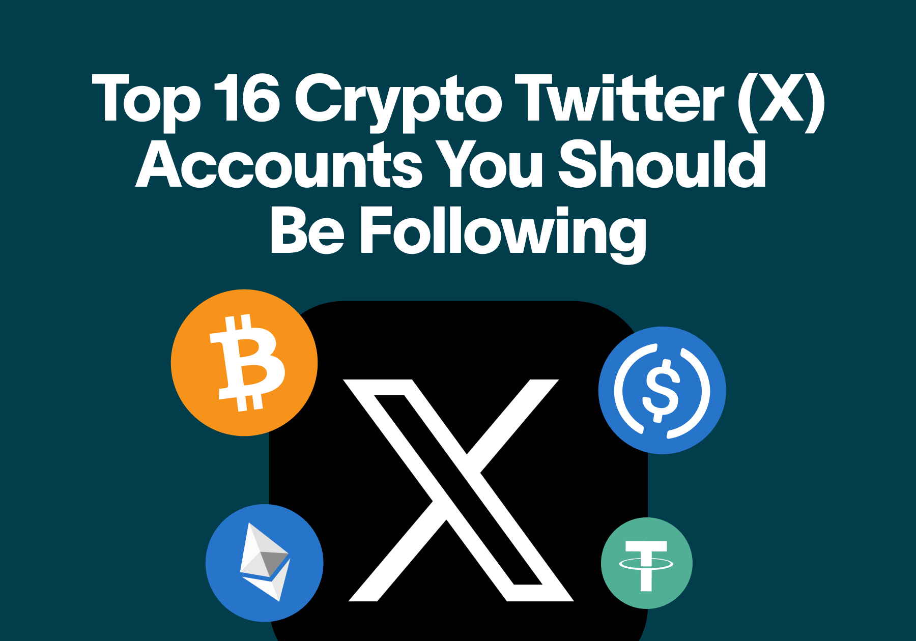 Top Crypto Twitter (X) Accounts You Should  Be Following in 2024